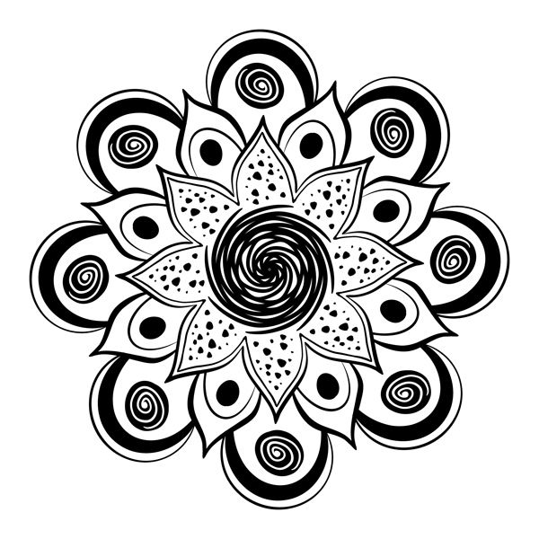 Spiral Bloom by Olena Ivanova