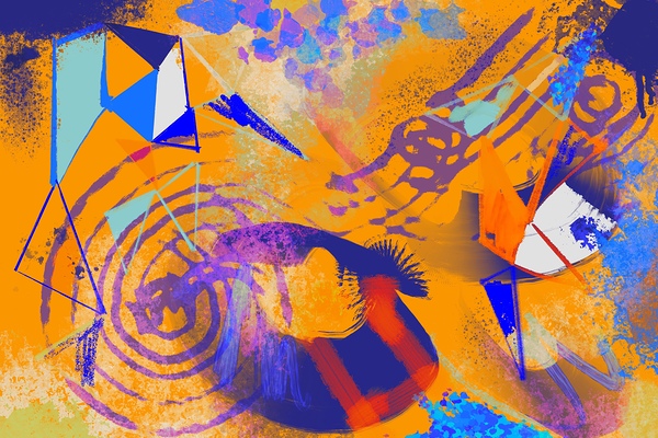Wild Lines Orange Digital Download