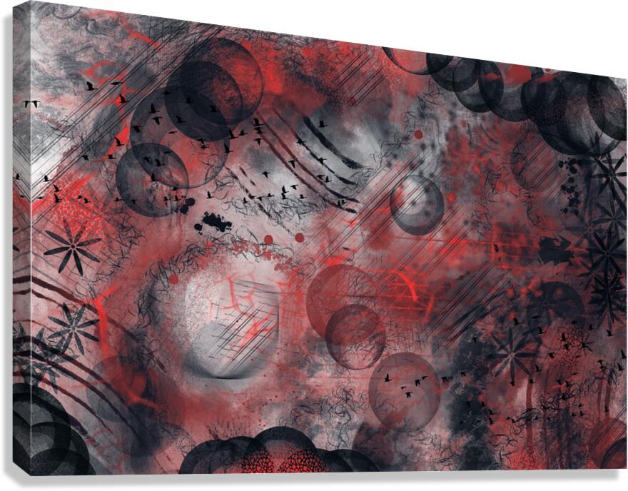 Whimsical Red  Canvas Print