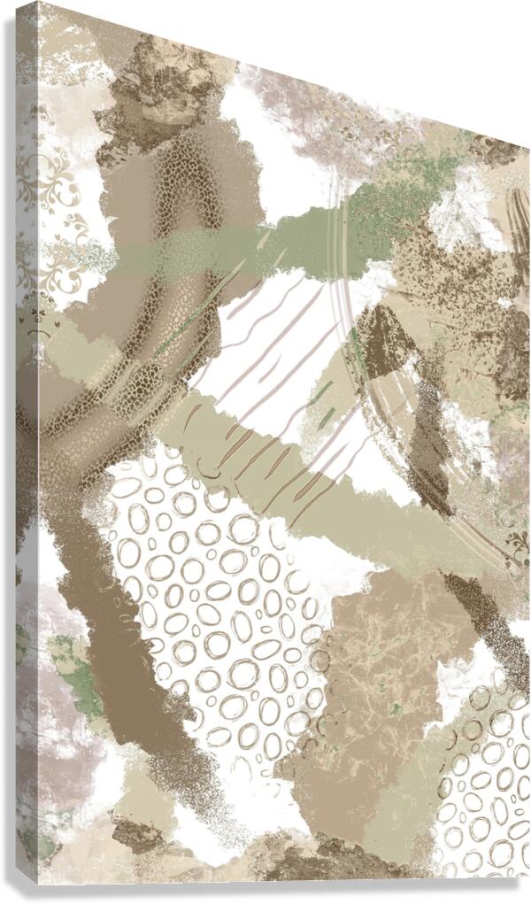 Harmony White Canvas Print
