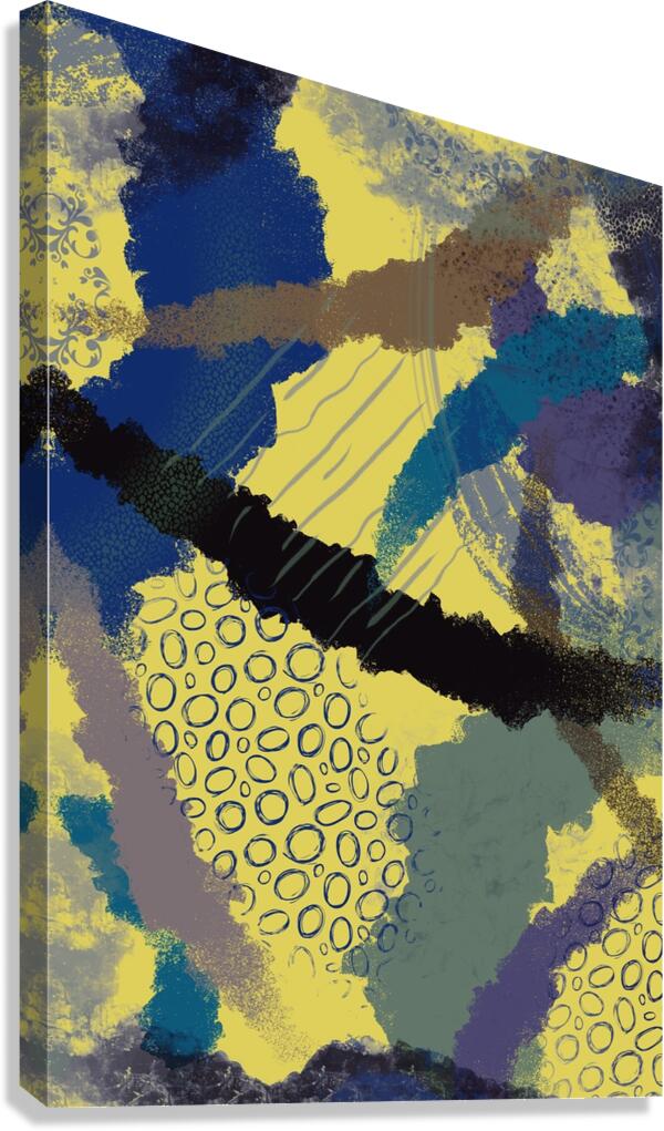 Harmony Yellow Canvas Print