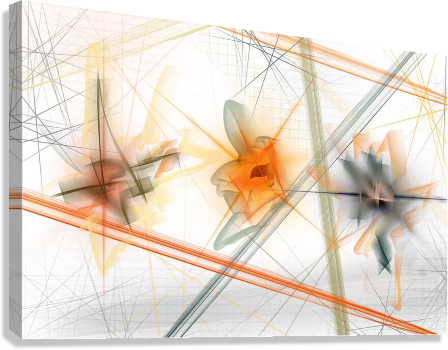 Ignition White Canvas Print