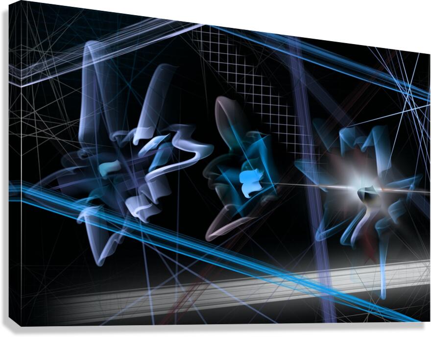 Ignition Blue Canvas Print