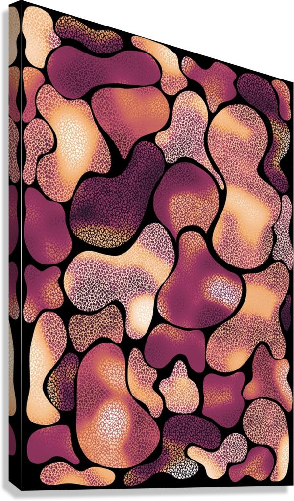 Chameleon Red Canvas Print