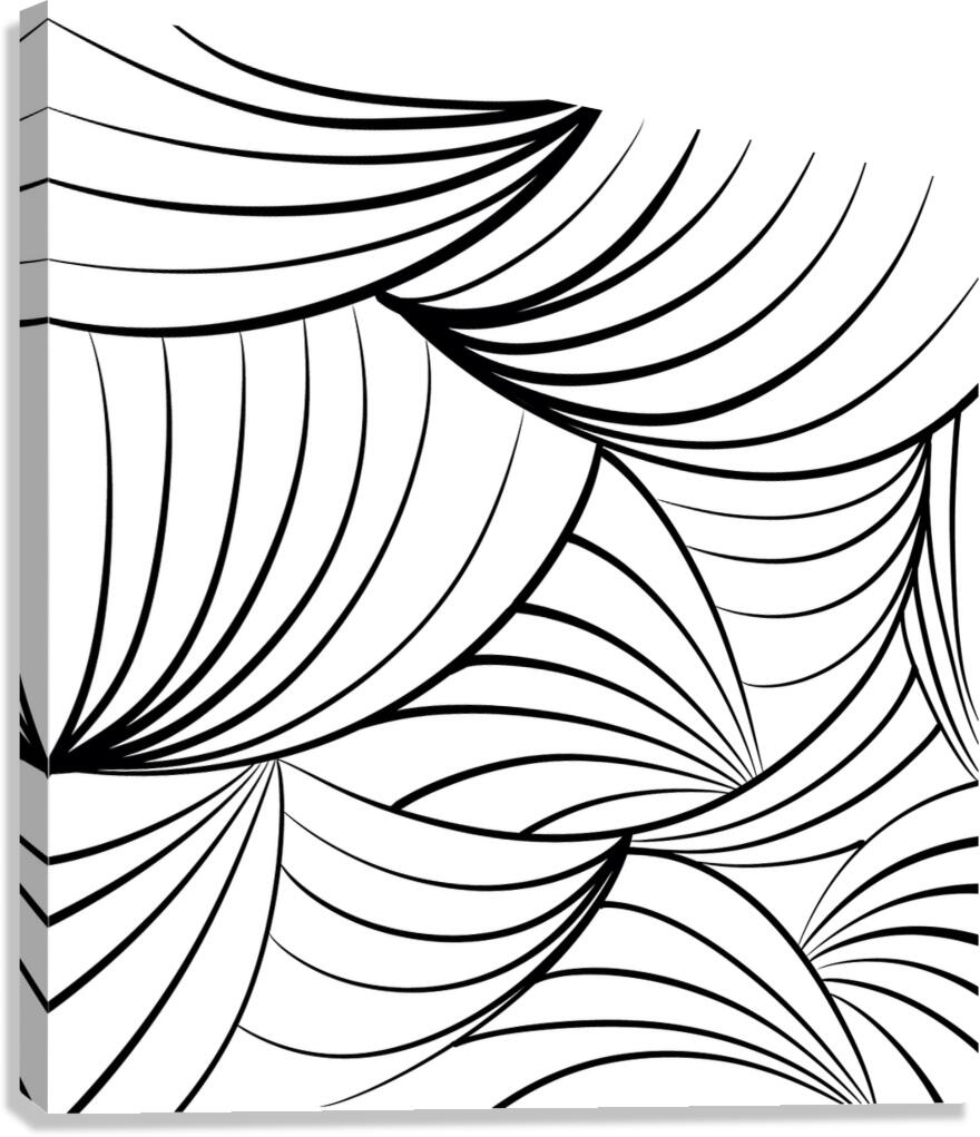Organic Flow Canvas Print