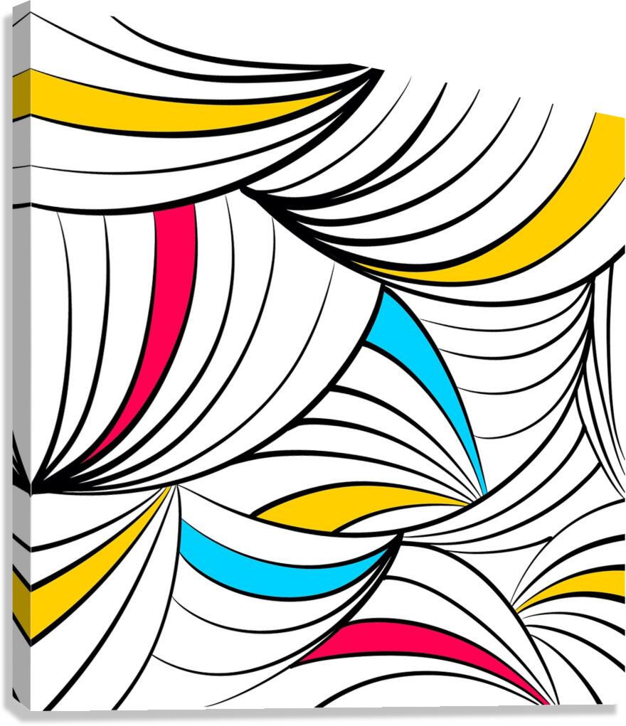 Organic Flow Canvas Print
