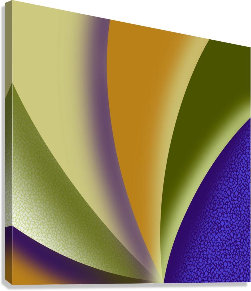 Shell Yellow Green Canvas Print