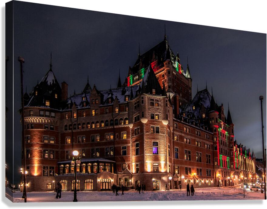 Fairmont Le Chateau Frontenac Canvas Print