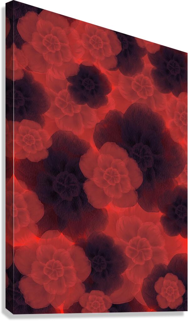 Crimson Bloom Canvas Print