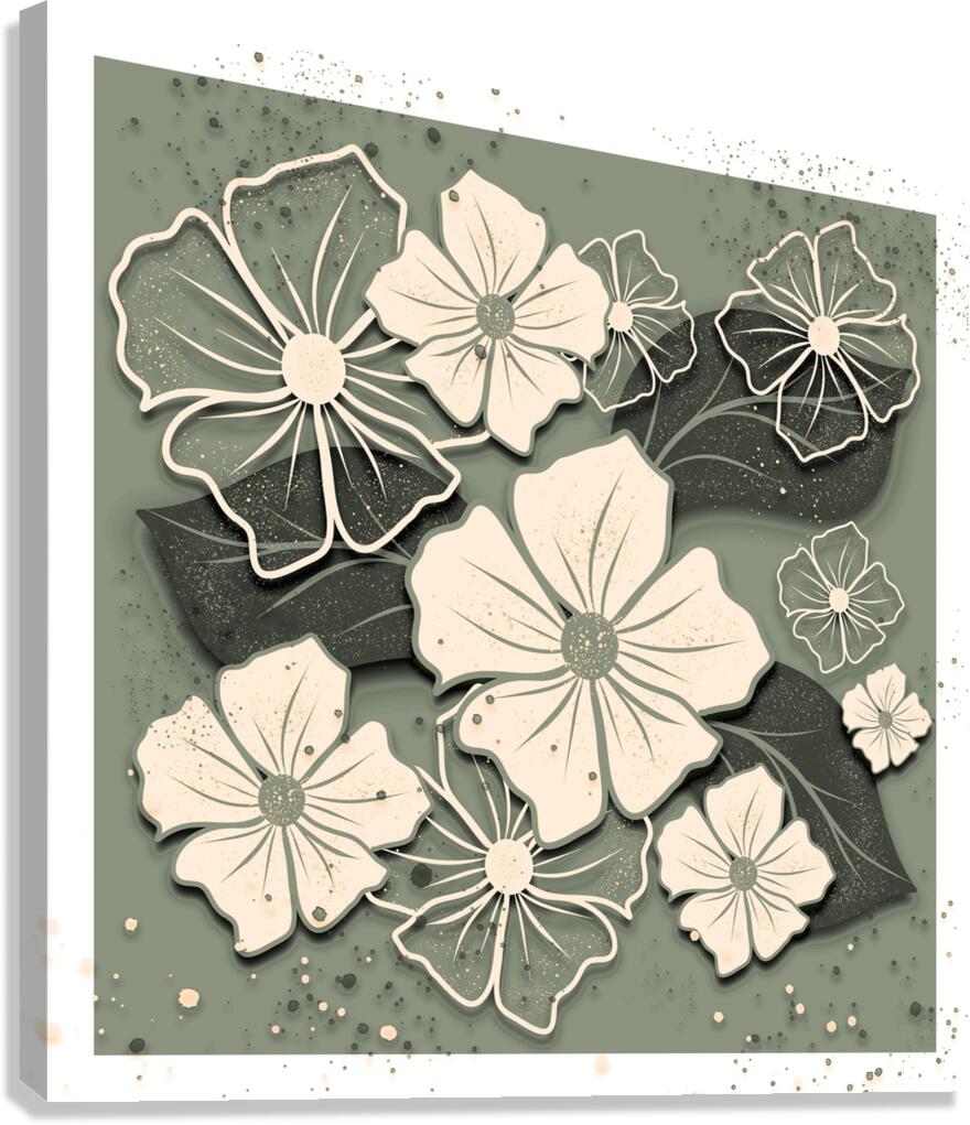 Spring White Canvas Print