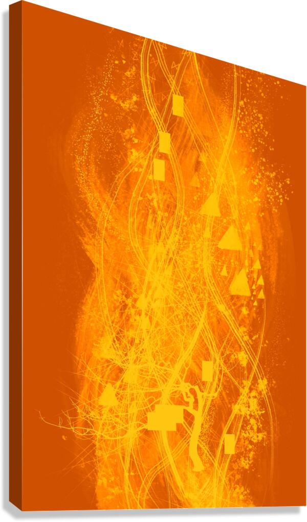 Neural Currents Canvas Print