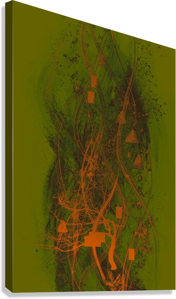 Neural Currents Canvas Print