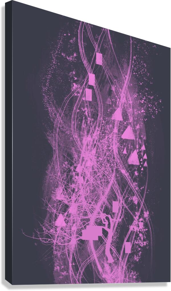 Neural Currents Canvas Print