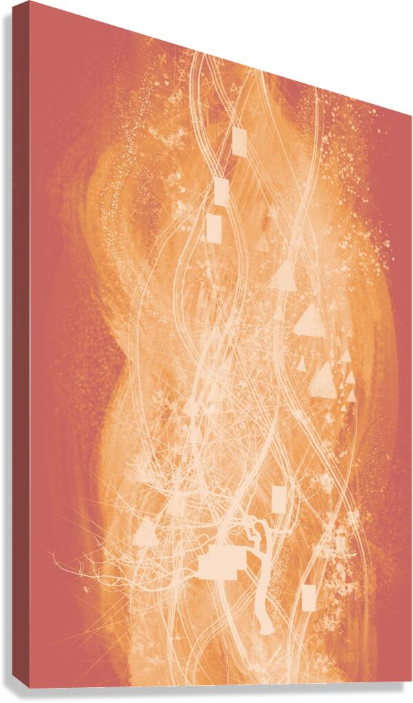 Neural Currents Canvas Print
