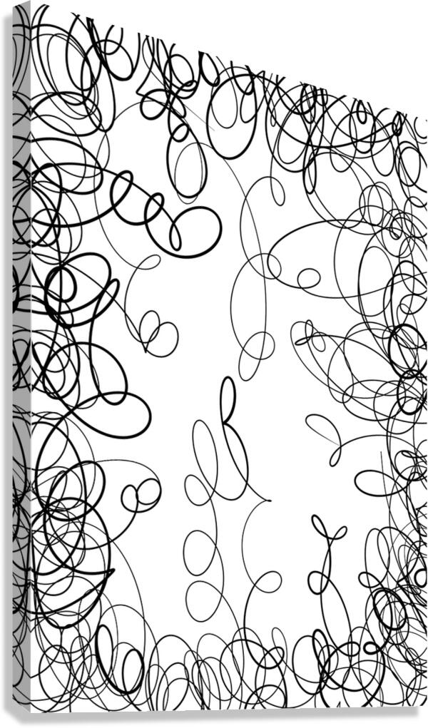 Scribble Dance Canvas Print
