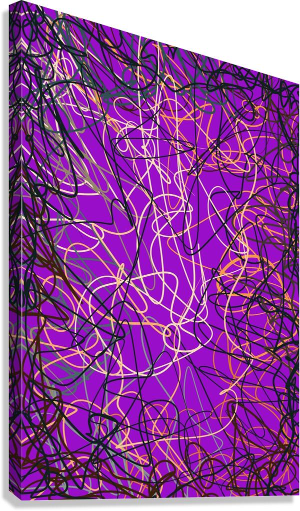 Scribble Dance Canvas Print