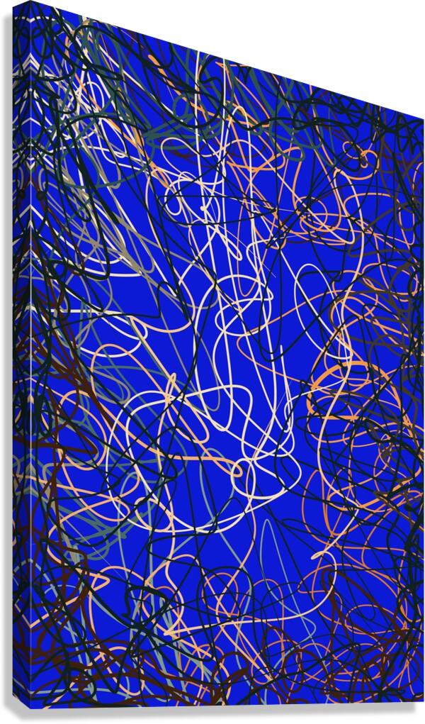 Scribble Dance Canvas Print