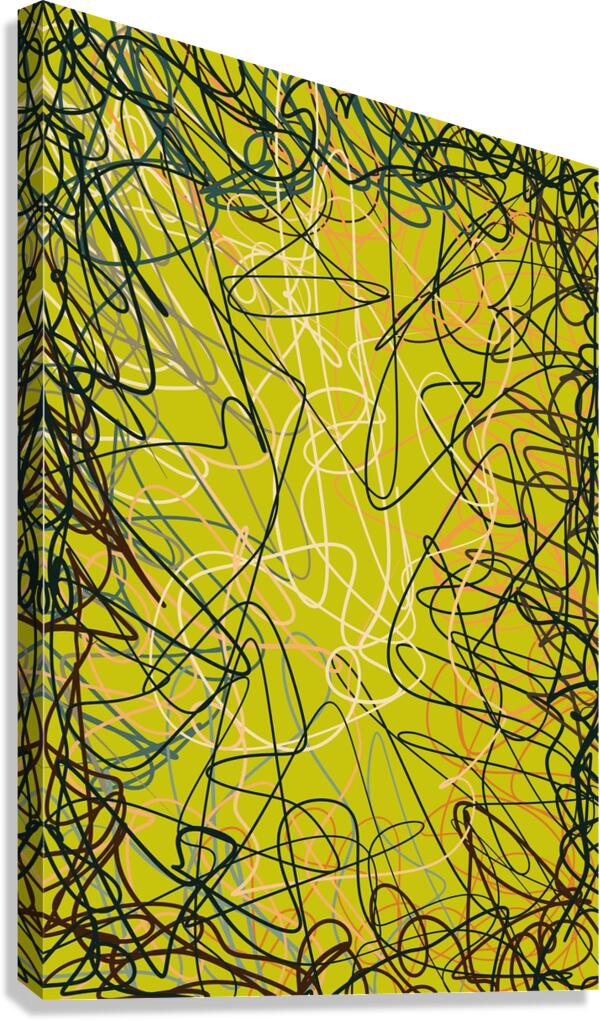 Scribble Dance Canvas Print