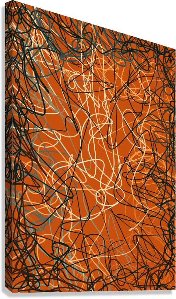 Scribble Dance Canvas Print