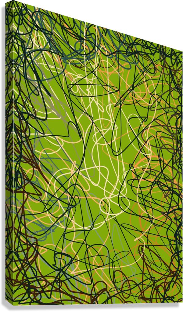 Scribble Dance Canvas Print