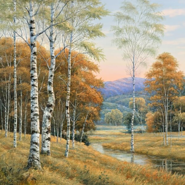 the foreground features an array of trees each un by adel awad