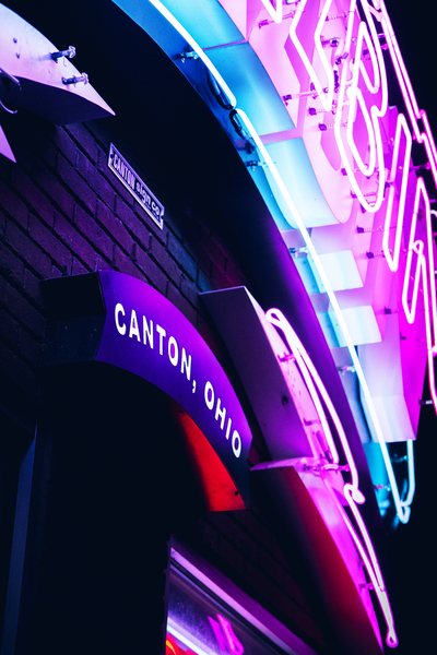 Neon Grave Print