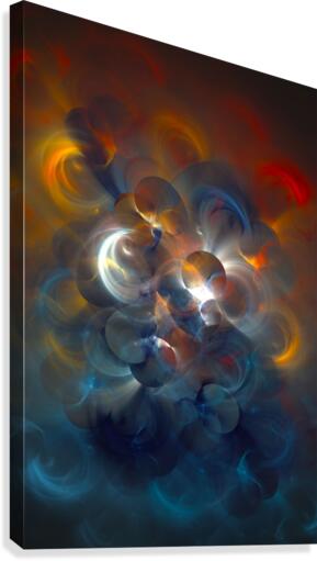 Multidimensional Sunset Canvas Print
