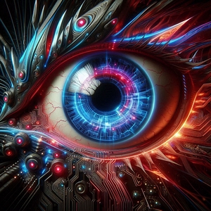 neon dragon bionic eye