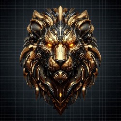 cybernetic lion 4 digital works series2-2