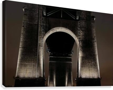 Under the bridge Canvas Print