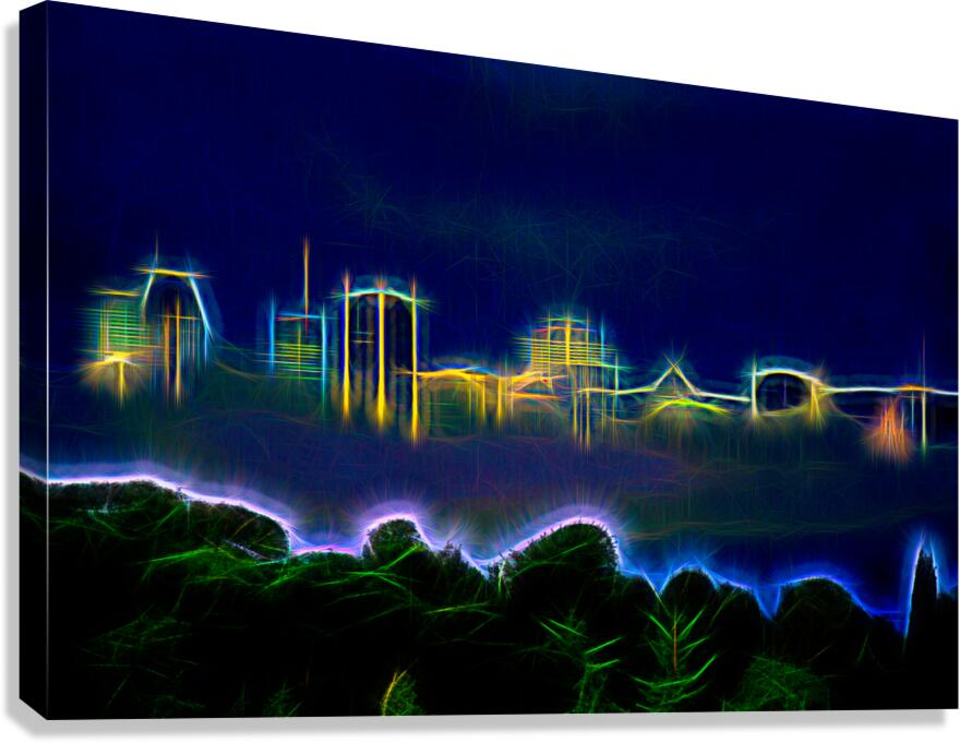 Wizard city Canvas Print