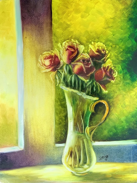 000013   Oil Painting Print 1 by Dulce Pagotto