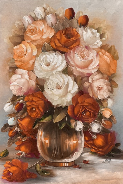 000004   Oil Painting Print 2 by Dulce Pagotto