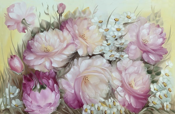 000011   Oil Painting Print 1 by Dulce Pagotto