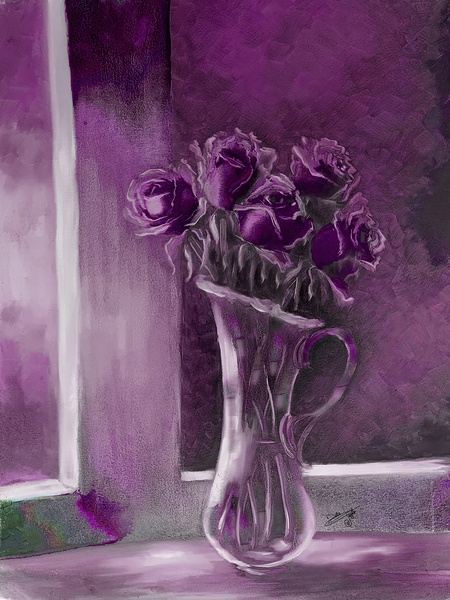 000013   Oil Painting Print 2 by Dulce Pagotto