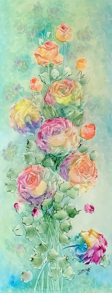 000019   Oil Painting Print 2 by Dulce Pagotto