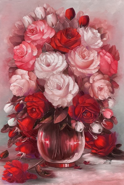 000004   Oil Painting Print 3 by Dulce Pagotto