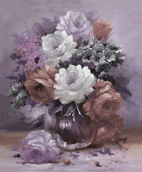 000016   Oil Painting Print 2 by Dulce Pagotto