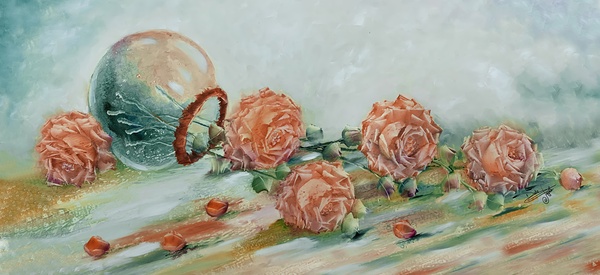 000015   Oil Painting Print 1 by Dulce Pagotto