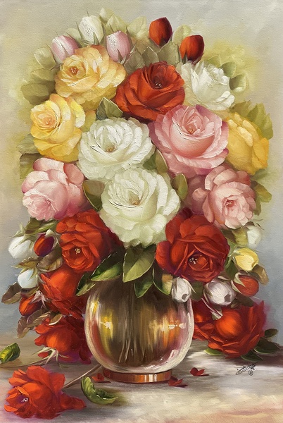 000004   Oil Painting Print 4 by Dulce Pagotto