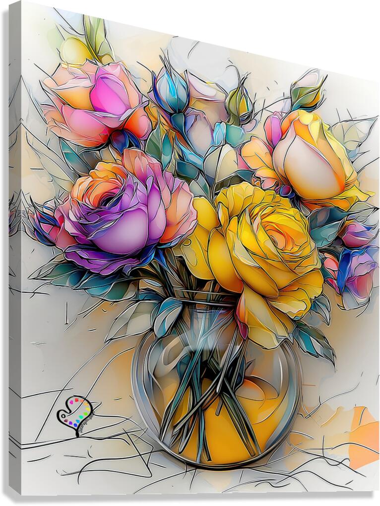 000066   New Version of My ART 5 Canvas Print