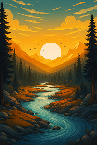 Golden Valley Sunset