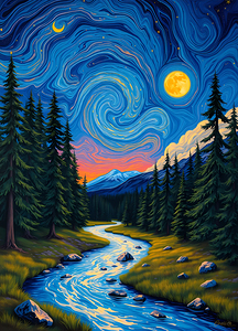 Night of the Swirling Stars