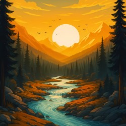 Golden Valley Sunset