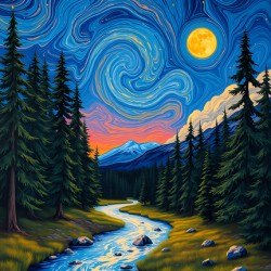 Night of the Swirling Stars