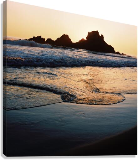 Sundown On Big Sur Canvas Print