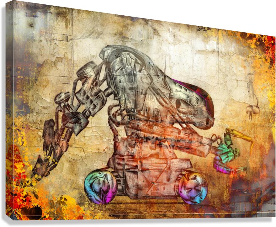 Cyborg Tcharnobyl Canvas Print