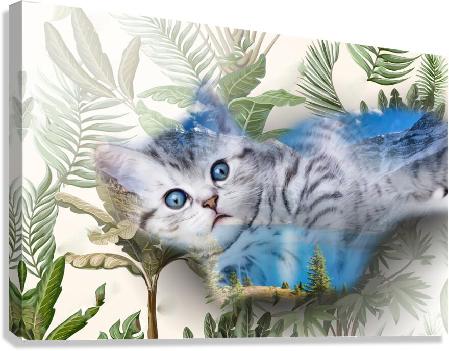 Sweet cat 4 Canvas Print