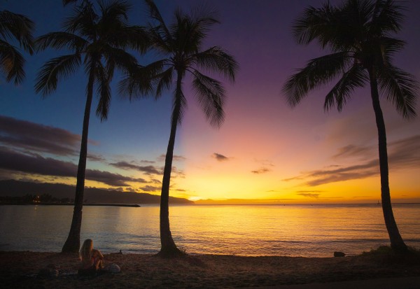 Hawaii Sunset Print