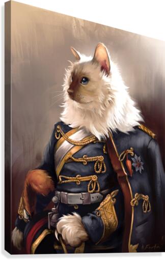 Sir KittyCat Canvas Print